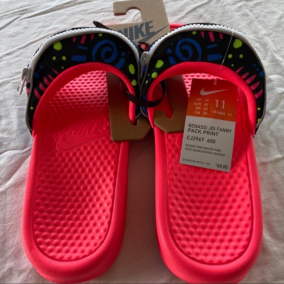 Nike Benassi JDI Fanny Pack Slides - Picture 4 of 10